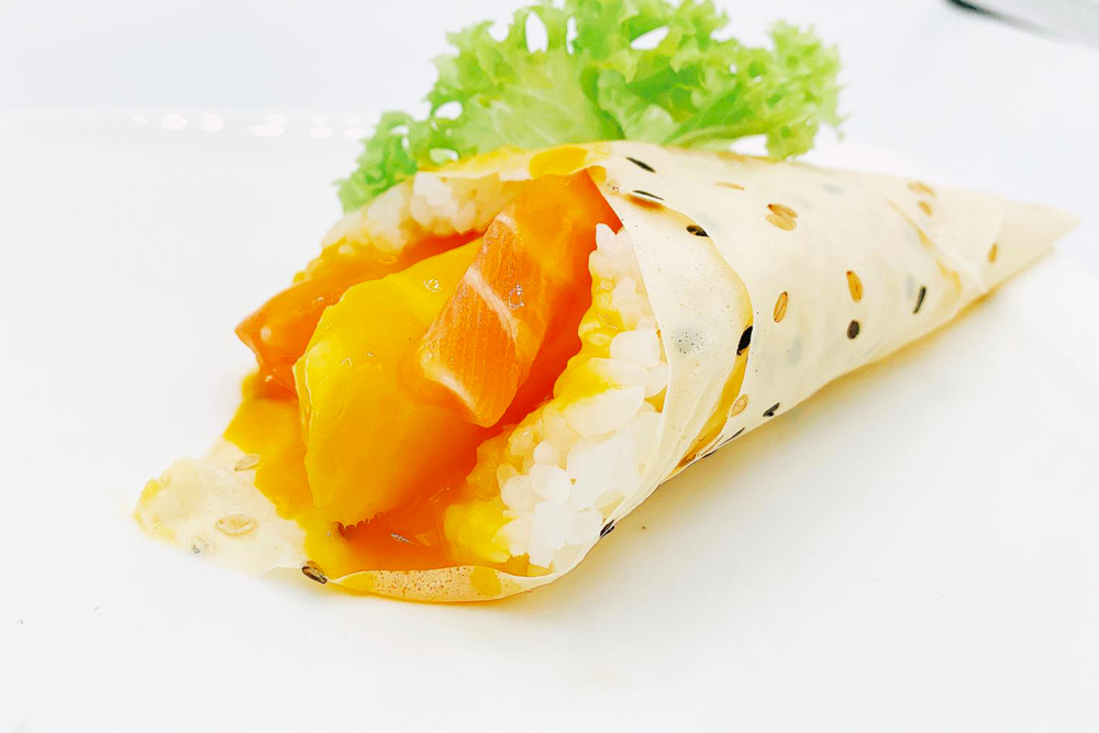 212 / Temaki sake mango