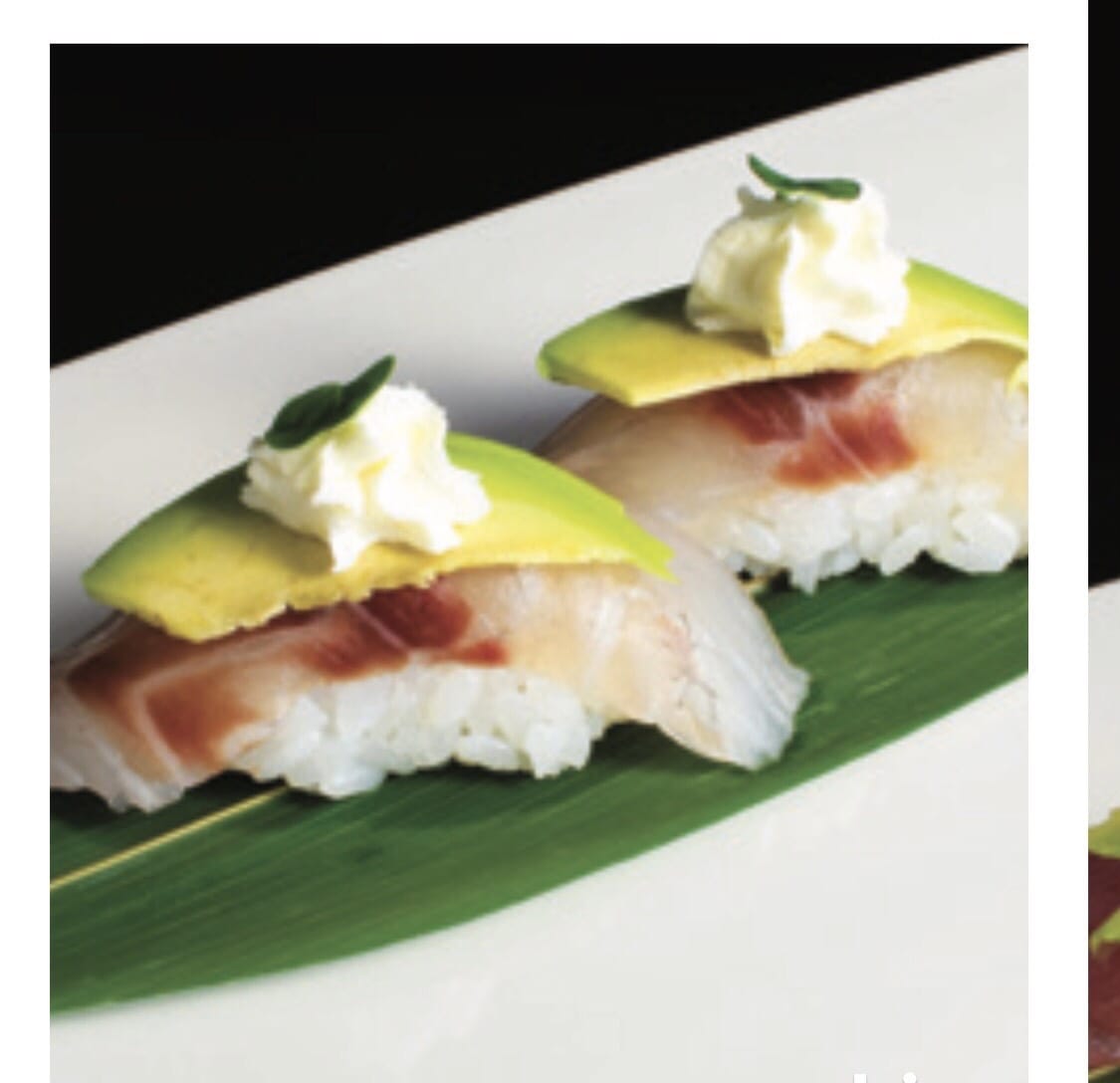24a / Nigiri branzino youki